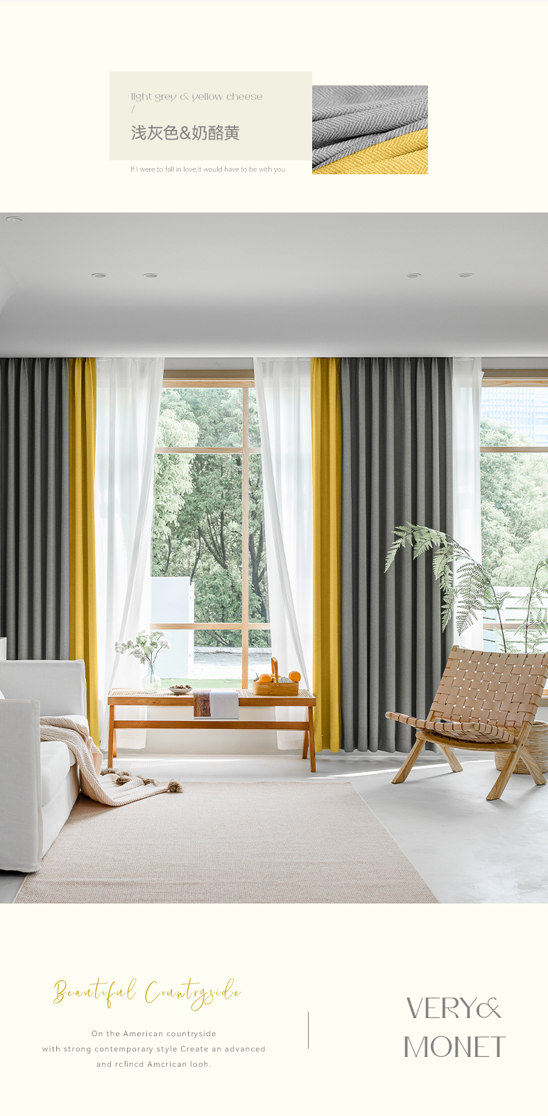 Mô hình xương cá chenille rèm chenille 2022 phong cách mới trong phòng ngủ phòng khách màu phù hợp với vải lanh cotton xanh matcha Nhật Bản rèm cản nắng rèm vải cuốn