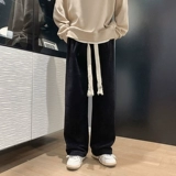 Tide, вельветовые демисезонные мужские утепленные штаны, большой размер, свободный прямой крой