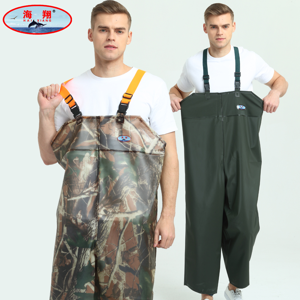 Haixiang waterproof car wash, baby bag, rain pants, fishermen thickened half-length fishing pants, farming labor insurance, dirt-resistant rain pants