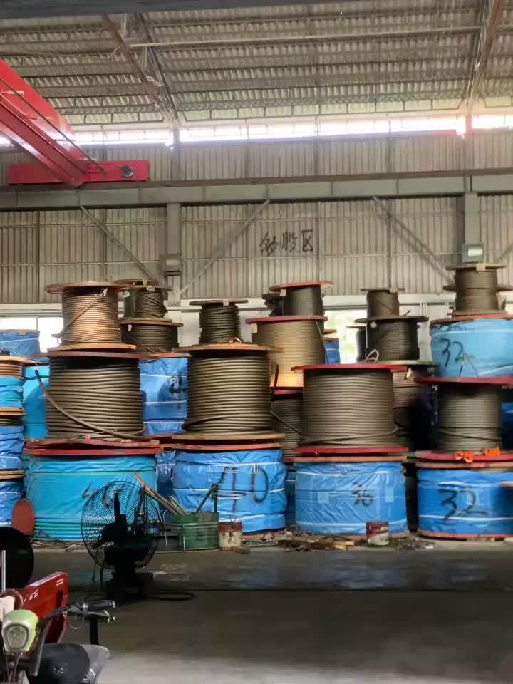 35w*k7 Wire Rope Lifting Rigging,Tower Crane Elevator With Pile Foundation Of Construction