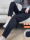 Trendy Brand 1212 Carrot Harem Pants for Women, Autumn and Winter Fleece-Lined Pants, Popular Women's Slim-Fit Casual Pants, Sweatpants