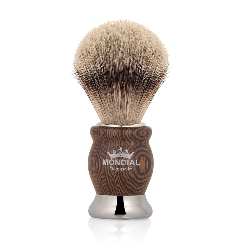Italy Mondial1908 shaving brushed primary devil fur hew brush Wenge solid wood brushed handle Devil Hair foam Brush
