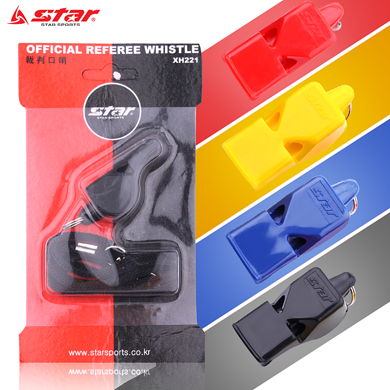 Star Star basketball football Volleyball whistle referee whistle Sports teaching plastic whistle XH221 XH231