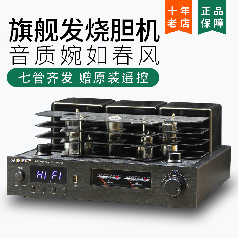 Special price Denmark outlet Original fit 5 0 Bluetooth Fever hifi machine Non-destructive U pan Electronic tube power amplifier Home sound-Taobao