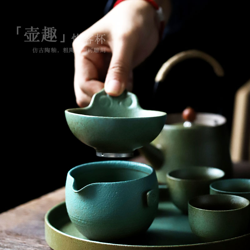ShangYan ceramic) filter kung fu tea tea accessories in hot tea strainer filter tea tea tea slip through