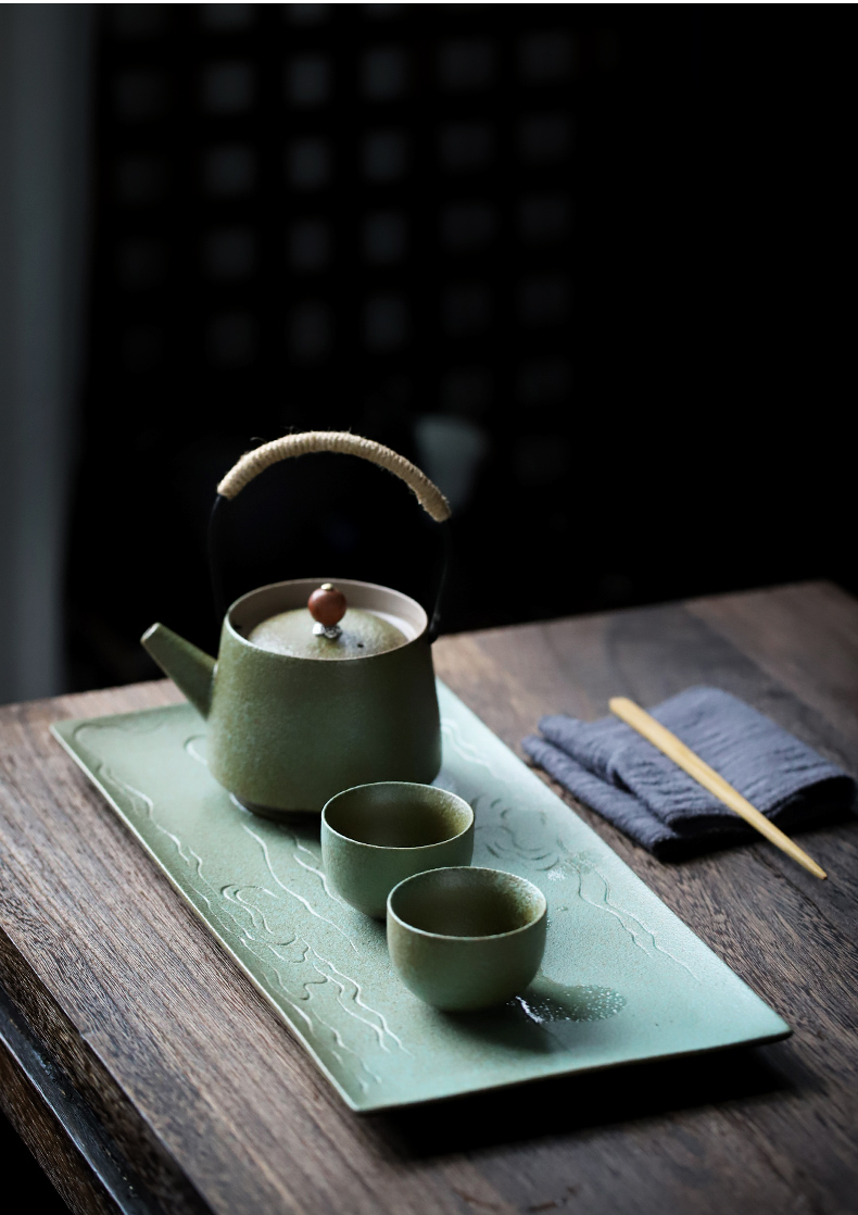 ShangYan Japanese dry tea set tea service suit contracted small ceramic tea sets of kung fu tea set the whole household