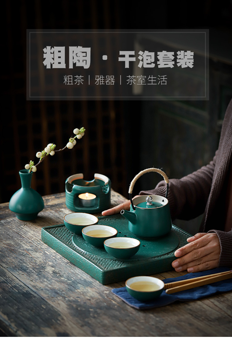 ShangYan home tea sets tea tray was contracted kung fu tea set ceramic tea sets tea suit modern living room