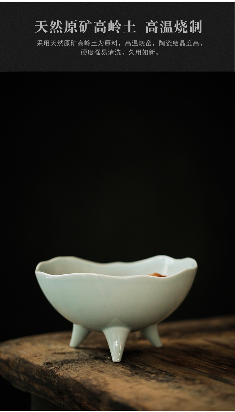 ShangYan creative high tea tray was white porcelain cup ice cream dessert bowl dried fruit snack plate XiCha wash to the trumpet