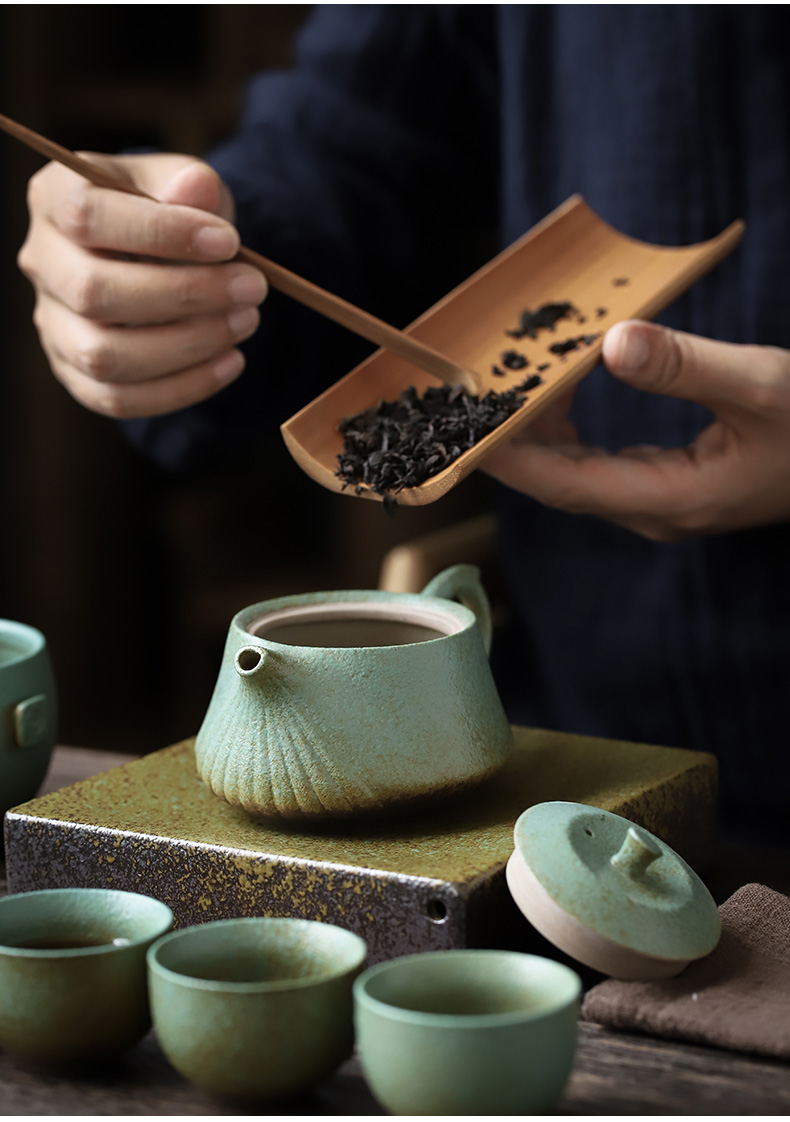 ShangYan Japanese ceramic teapot hand grasp pot of up small teapot single pot of filtering household contracted kung fu tea pot