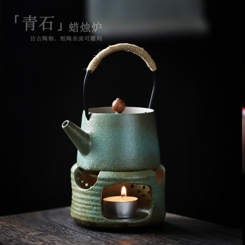 Ceramic tea stove temperature restoring ancient ways Japanese creative based heat insulation base up kung fu tea accessories tea stove