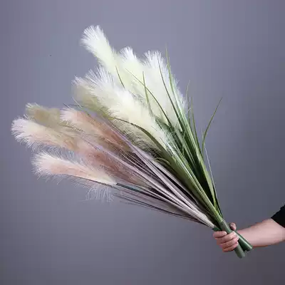 Yongyue home Nordic simple simulation green plant reed grass dog tail grass hotel lobby living room floor display green plant