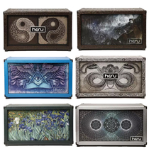 Rotating seven-day musical instrument Polish handmade custom HESU M212 electric guitar box