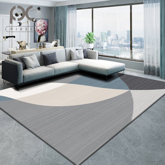Nordic living room carpet tea table blanket bedroom floor mat home wash-free sofa bedside high-end light luxury room soundproofing mat