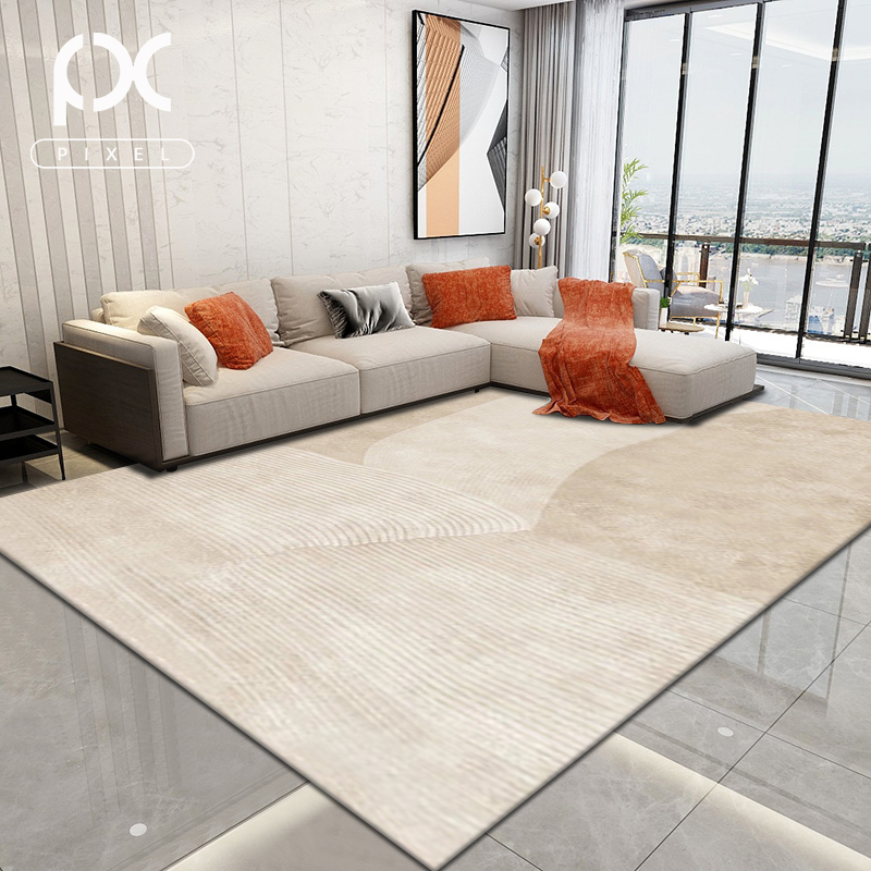 Living Room Carpet Bedroom Bedside Home Large Area Full Laid Nordic Wind Light Lavish Thickened Sofa Tea Table Free Mat mat