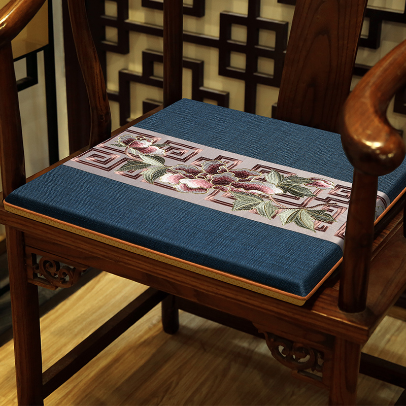 New Chinese Red Wood Sofa Cushion Chair Cushion solid wood Chair Cushion Chair Cushion Tea Chair Cushion Ring Chair Cushion Non-slip
