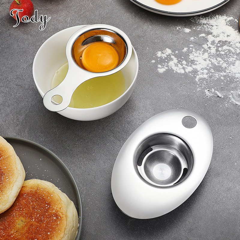 Taodi 304 stainless steel egg white egg yolk separator household egg protein egg liquid filter baking tool