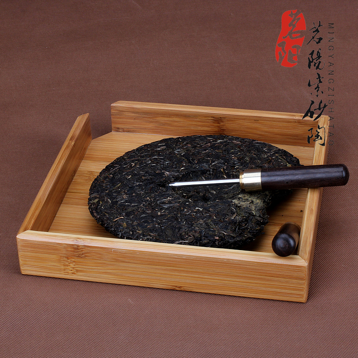 Bamboo and wood boxes of pu - erh tea tea tea tray package mail tea cake store receive points single deposit ark box