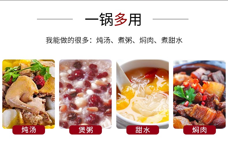 Yixing purple sand pot stew stew pot soup pot cooked porridge flame to hold to high temperature gas home stew broth