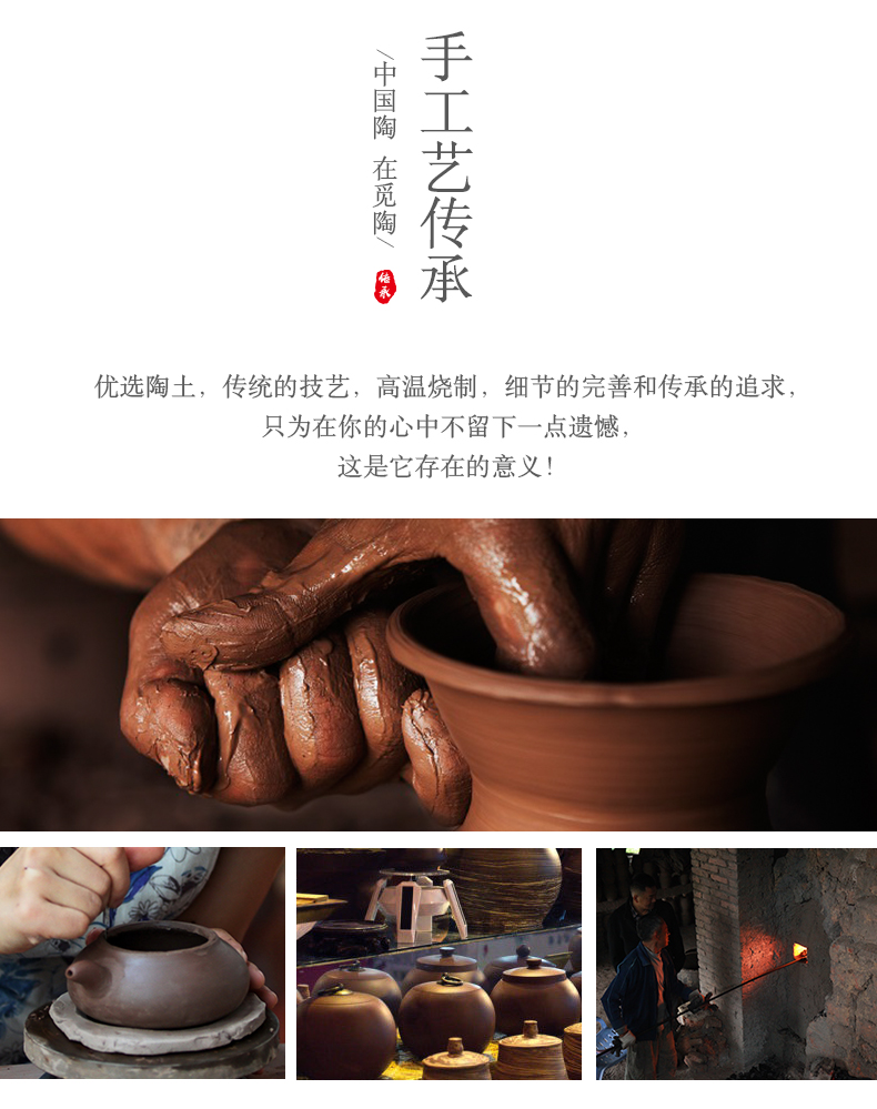 Chongqing RongChangTao high antique teapot pot of pure checking ceramic POTS thick mud thin mud not it make tea, tea sets