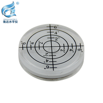 Plastic Vientiane level fan small circular level High precision horizontal bubble round horizontal bubble horizontal bubble beads