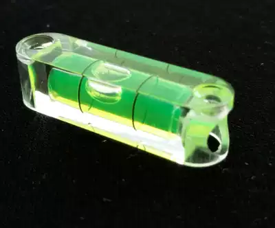 Square level ruler with mounting hole level meter Mini high-precision level Plastic horizontal bubble high-precision water