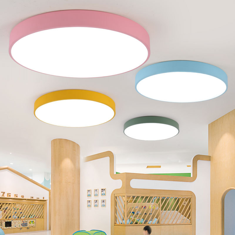 Scandinavian Simple Led Ceiling Lamp Colorful Bedroom Dining Room Study Kidsren's Room Boy's Playground Nursery Lamp Scandinavian Simple Led Ceiling Lamp Colorful Bedroom Dining Room Study Kidsren's Room Boy's Playground Nursery Lamp