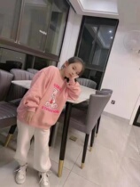 High-quality Korean custom childrens clothing childrens middle-aged and older childrens winter parent-child cute cartoon fleece sweater 3232