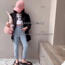 Little classmate spring and autumn soft elastic childrens all-match slim jeans pencil pants trousers 88938 88921