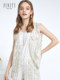 Finidi women's spring and summer new embroidered lace vest short coat slim and stylish outer sleeveless top for women