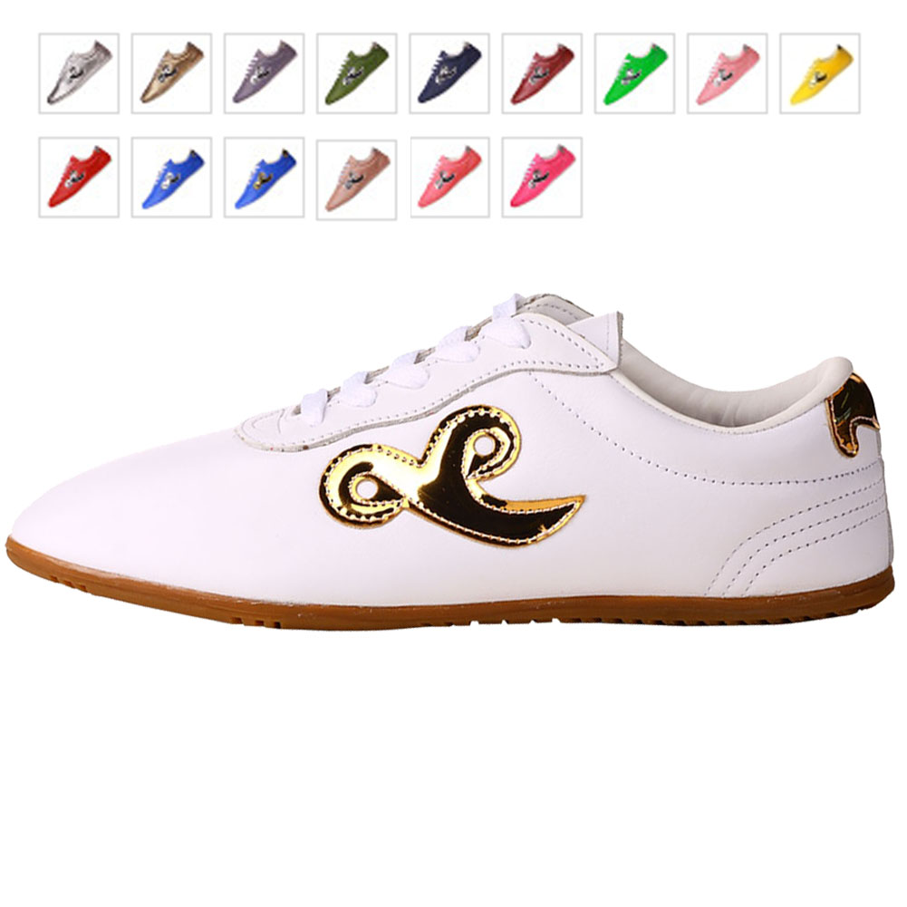 Wu Dao Family Budo Saga 1418Plus Head Layer Cow Leather Beef Tendon Bottom Training Shoes Indoor outdoor Competition