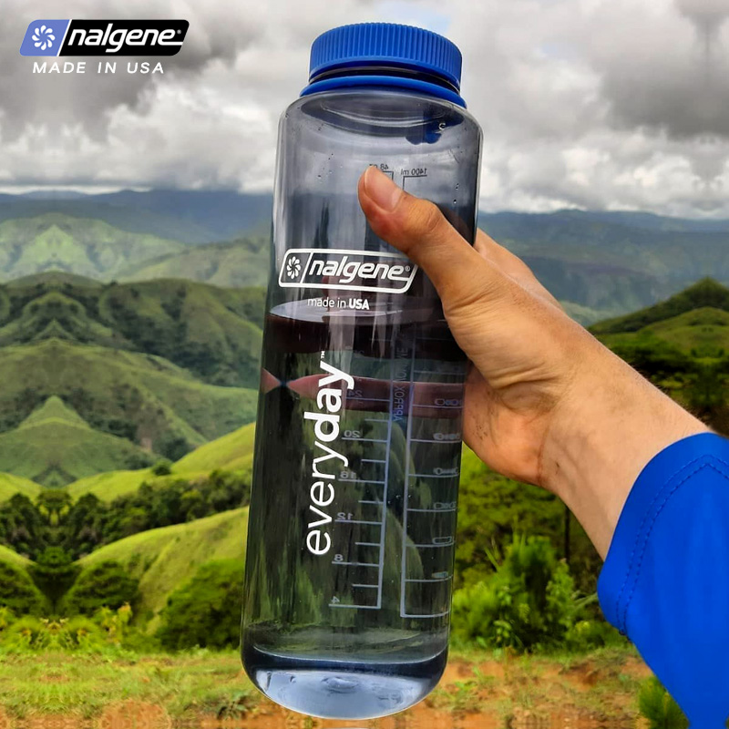 nalgene imported American plastic cup wide mouth large capacity outdoor sports kettle resistant to high temperature resistant scale cup