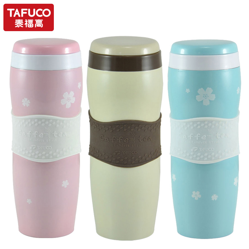 Japan Tefu High Stainless Steel Vacuum Insulated Cup Double Cover Fashion Goddess Coffee Cup Water Cup Cup Cup