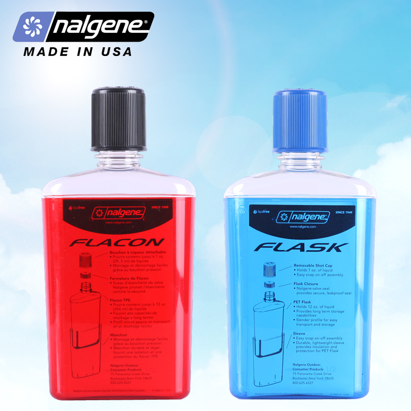 American original imported Nalgene creative portable jug Portable cup sealed water proof jug 375ML