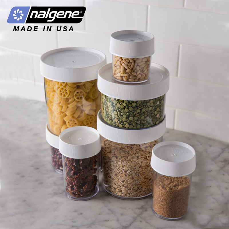 nalgene Legene US imports plastic sealed jars food storage tank fridge containing box round large