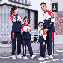  Autumn parent-child suit mother and daughter fashion Western style spring sweater thin section a family of four autumn spring and autumn shipping action