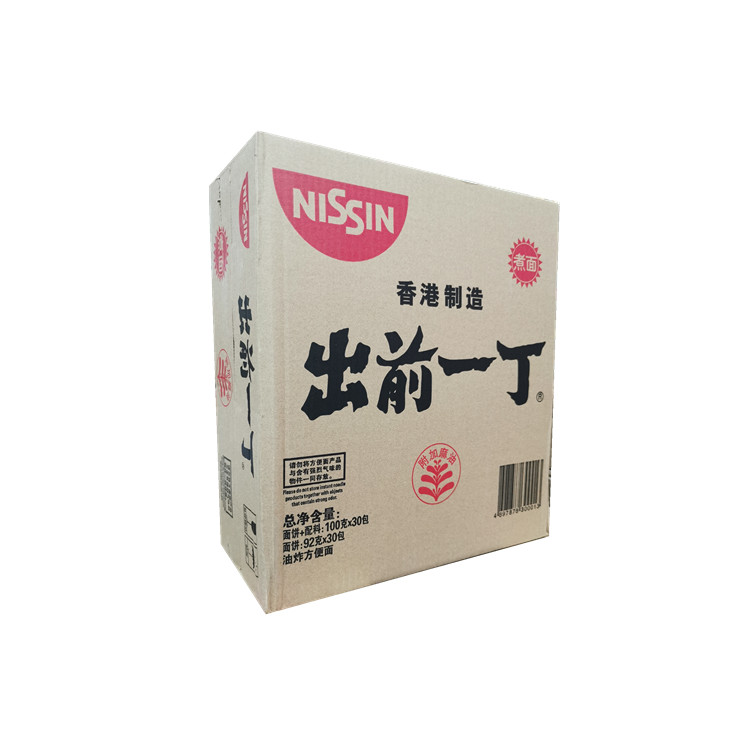 Hong Kong version of a ding instant noodles boiled noodles sesame oil fried instant noodles whole box 30 packs*100g