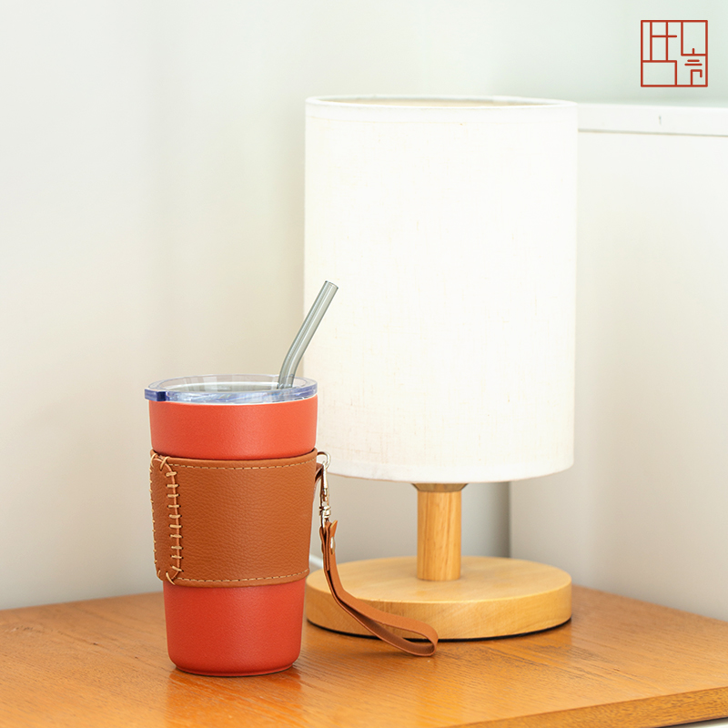 one thousand Letter Water Cup Accompanying Mug Students Portable Outside with Accompanying Cups Wind Straw Cup Female Event Companion Gift