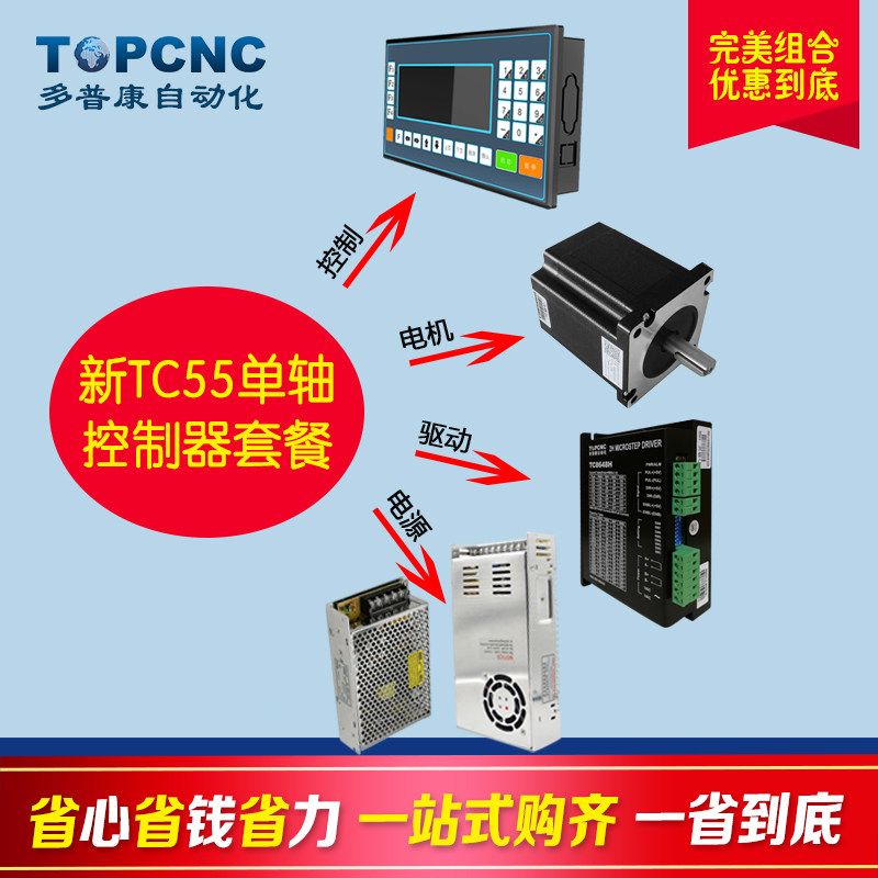 New TC55 single axis motion controller set New TC55 TC8648H drive motor 86-100A