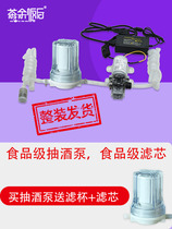 Food Grade Pumping Wine Pump Suction Wine Extractor White Wine Red Wine Red Wine Red Wine Electric Home Filter Small Self Priming Pump