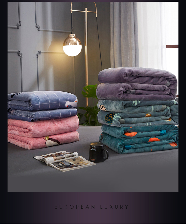 Giường flannel dày một mảnh lông cừu san hô trải giường chống trượt cố định mùa đông cộng với bọc nệm nhung - Trang bị Covers Ga chun Everon