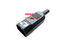 AC power socket character power plug male and female docking charging plug pure copper welding-free computer socket plug