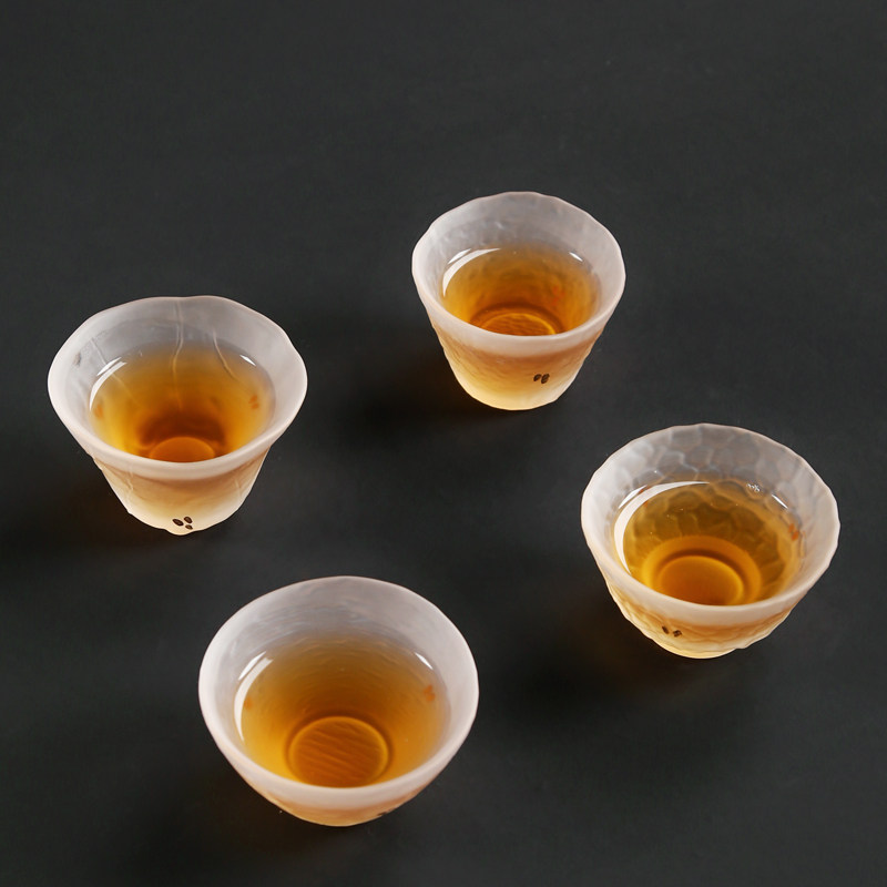 Shengkiln glass cup owner cup single glass kung fu tea toy Japanese tea cup thickened single cup