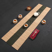 Home Kilns Bamboo Mat Bamboo Mat Tea Mat Zen table Flag Artisanal Bamboo Curtain Tea Mat Tea Mat Tea Curtain Dry Bubble Table Flag Tea Tract Accessories