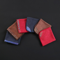 Shengyao Thickened Tea Towel Tea Cloth Water Absorption Meditation Square Fine Fiber Cloth Tea Tray Accessories Tea Set Special Towel Rag