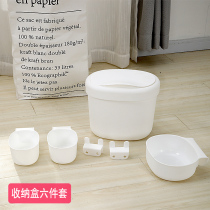 Baby diaper table storage box nursing table storage basket bedside hanging basket