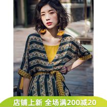Tall womens 170 long skirt student temperament Thailand travel wear suit 175 seaside photo clothes Super fairy
