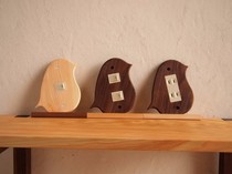 Made in Japan solid wood handmade Nordic style 120 special panel Flying bird cartoon shape multi-color creative panel