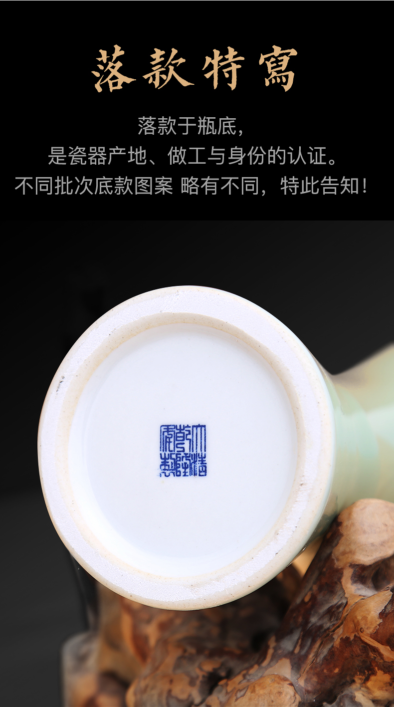 Jingdezhen ceramics vase archaize color glaze beauties drunk furnishing articles sitting room home decoration home decoration