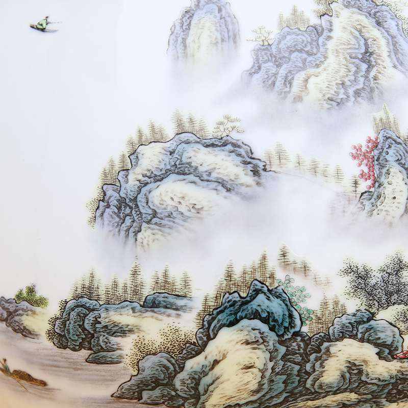 Pastel landscape cornucopia to industry