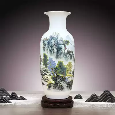 Jingdezhen Ceramic Pastel Dry Flower Vase Orniver Modern Home Decoration Craft Gift Decoration